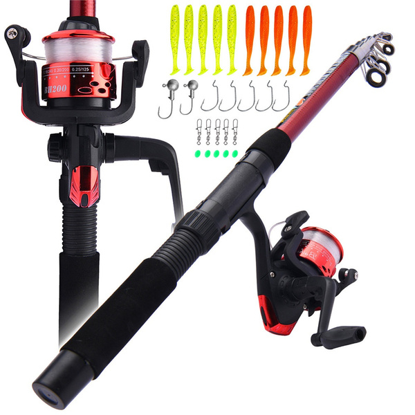 Fishing Rod and Reel Combo Left/Right Freshwater Saltwater Fishing