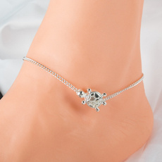 Sterling, Women, Fashion, Anklets