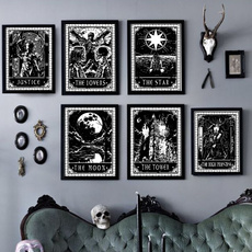 art print, Wall Art, Black And White, witchcraft