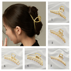 Summer, metalhairpin, moonshapehairpin, clamphair