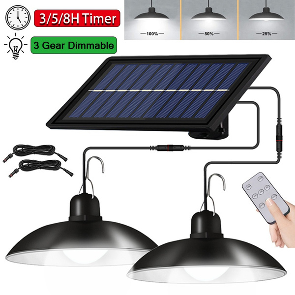 solar shed light with timer