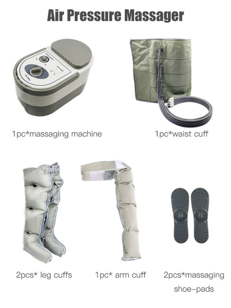 Leg Arm Waist Leg Massageing Machine Muscles Relax Air Wave Pressure ...