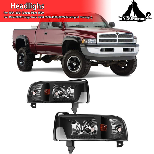 NIXON OFFROAD Head light For 1994-2001 Dodge Ram 1500 1994-2002