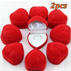 Box, Heart, wedding ring, heart shaped