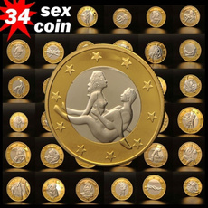 goldplated, Funny, silvercoin, Fashion