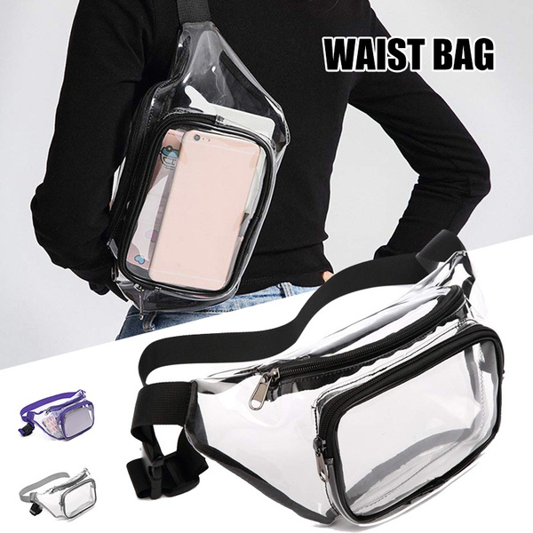  Clear Fanny Pack Belt Bag Stadium Approved for Women