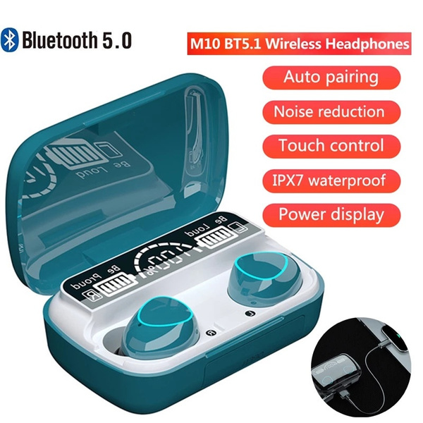 M10 Wireless Earbuds Bluetooth Earphones Noise Cancellation Hifi