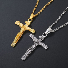 goldplated, Cross, Cross Pendant, jesus