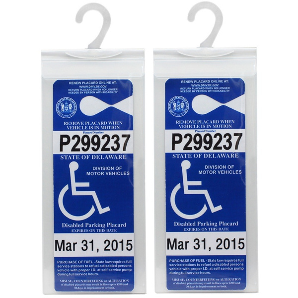 Transparent Protection Parking Permit cover Handicap Parking Permit Holder  Storage organizer Parking Placard Protector Sleeve