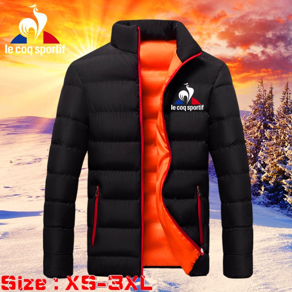 Le Coq Sportif Winter France Fashion Casual Down Jackets Warm Zipper Jacket Men Women Sports Wear Thickened Padded Coats Snowbroading Fishing Outwear