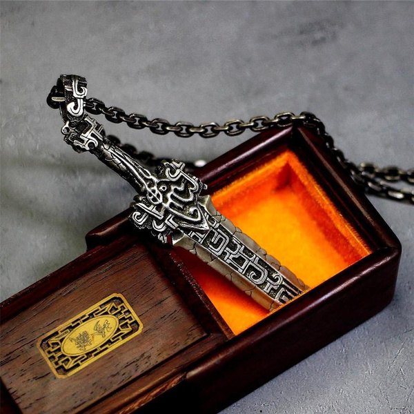 broken sword pendant