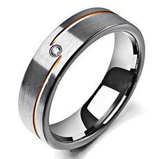 Steel, 8MM, wedding ring, Fashion Accessories