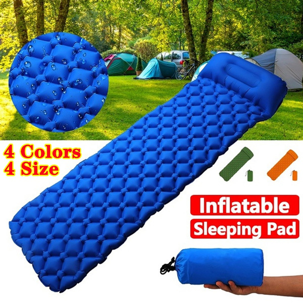 Pillow Camping Sleeping Pad Outdoor Air Mattress Inflatable Mat Cushion