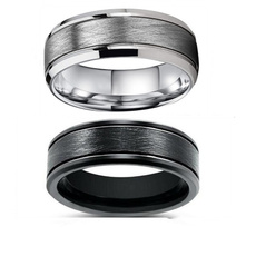 Couple Rings, Steel, wedding ring, 8MM