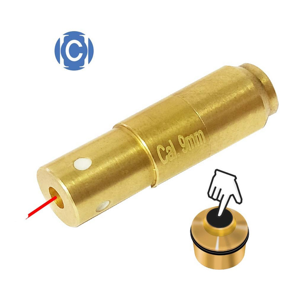 9mm Laser Ammo Laser Bullet Laser Cartridge for Dry Fire Training and Shooting 