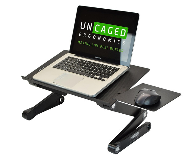 Refurbished Uncaged Ergonomics WEBLS-b WorkEZ BEST Adjustable Laptop ...