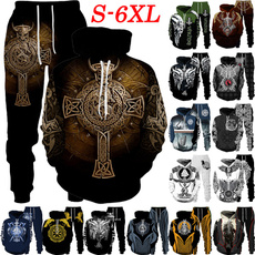 viking, 3D hoodies, Men's Hoodies & Sweatshirts, women jogging suit