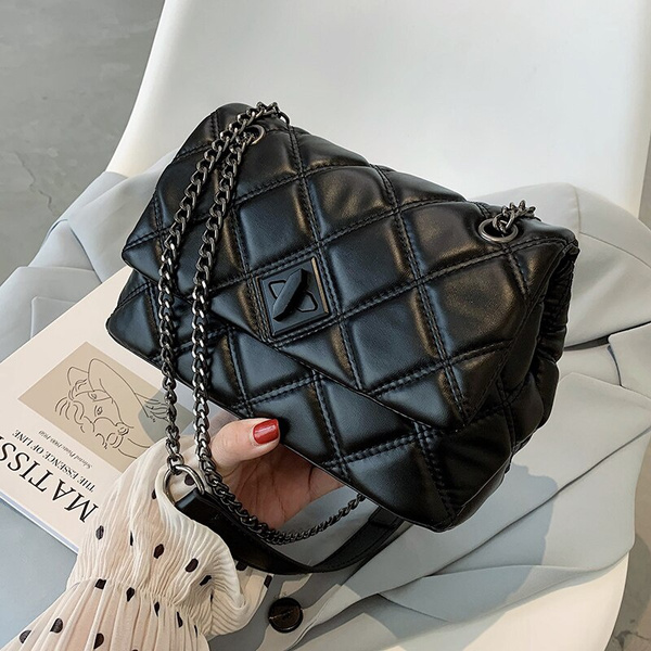 Women Fashion PU Leather Handbag Embroidery Shoulder Bag Lady Crossbody Tote