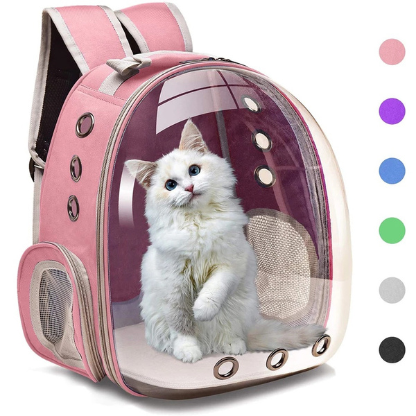 Breathable Cat Carrier Backpack Transparent Cat Capsule Bubble Bags for  Travel