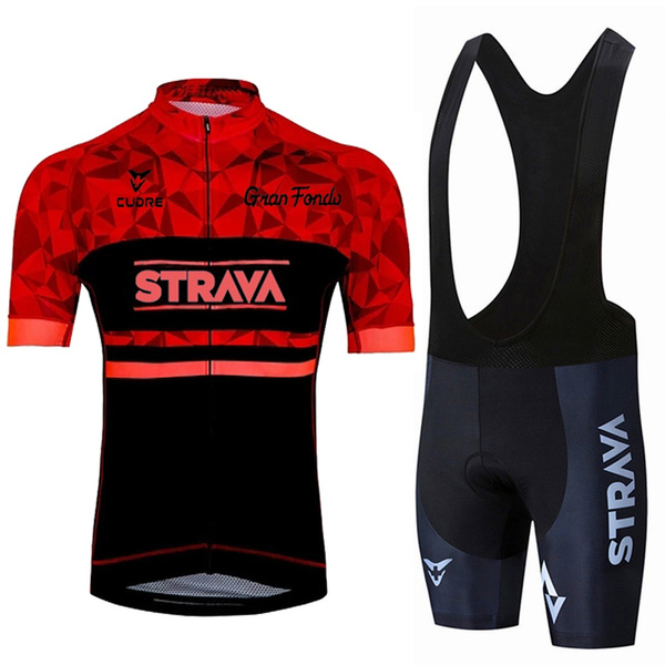 STRAVA.cycling.Conjunto de Ropa de Ciclismo para mujer, Maillot de manga  corta, uniforme para bicicleta de montaña | Wish