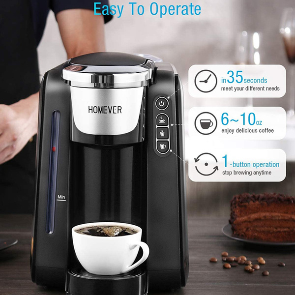 HOMEVER single cup KCup coffee machine, coffee machine compatible with 610 oz (about 170.1283