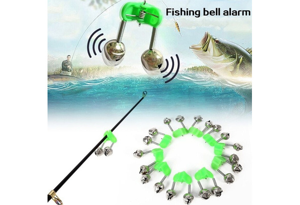 5pcs Fishing Bite Alarm Fishing Rod Clamp Fishing Bell Alarm