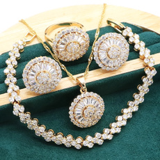 goldcolorjewelryset, 925 silver rings, Bracelet, fine jewelry