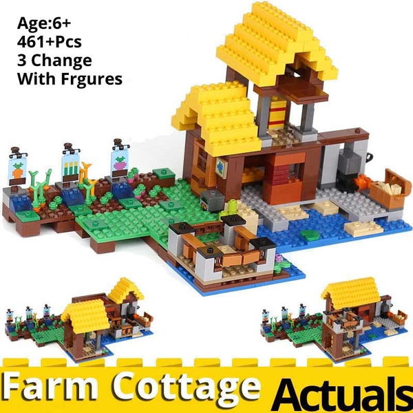 The Farm Cottage 461PCS Compatible minecrafts 21144 house model