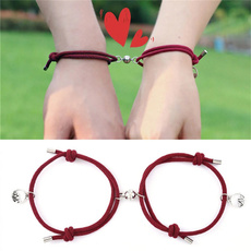 couplesbracelet, mageticbracelet, rope bracelet, distancebracelet