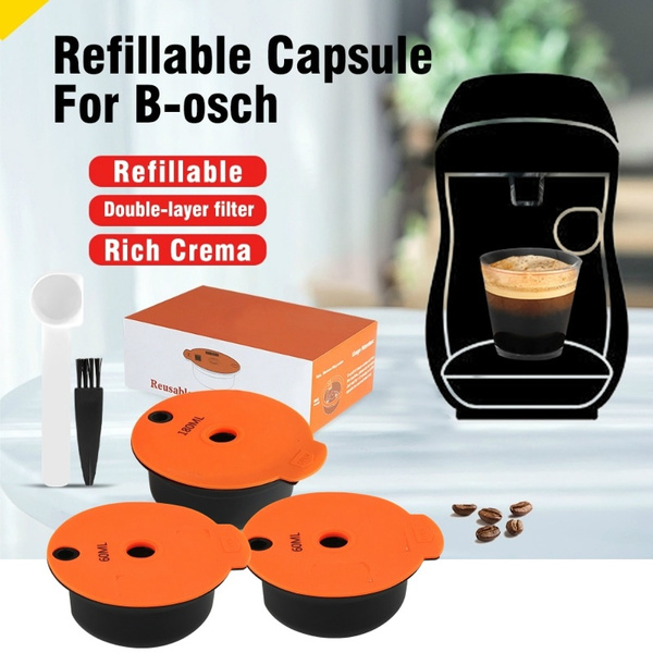 New Arrival Refillable Coffee Capsules Compatible with Bosch3 Machine