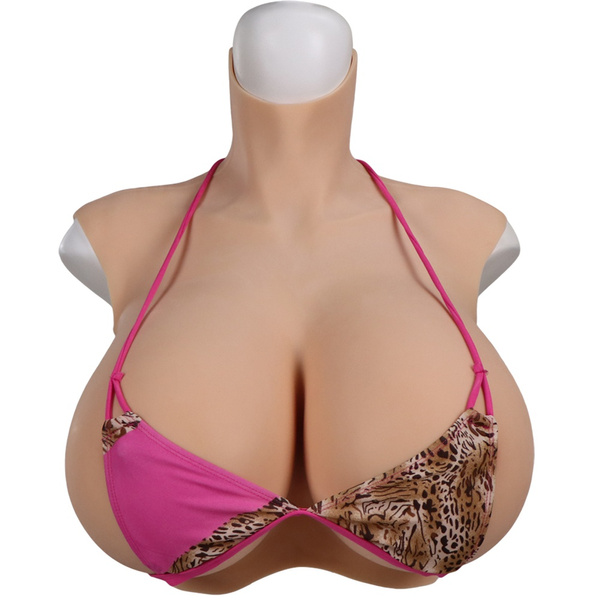 H Cup Huge Breast Silicone Breastplate Half Body For Drag Queen