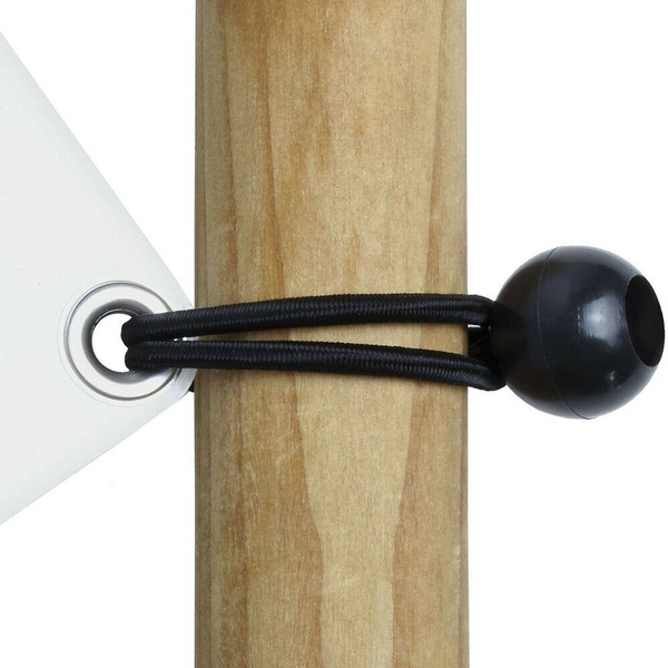 30pcs Ball Bungee Bungie Cord Canopy Tarpaulin Lashing Straps Elastic Rope Rod 