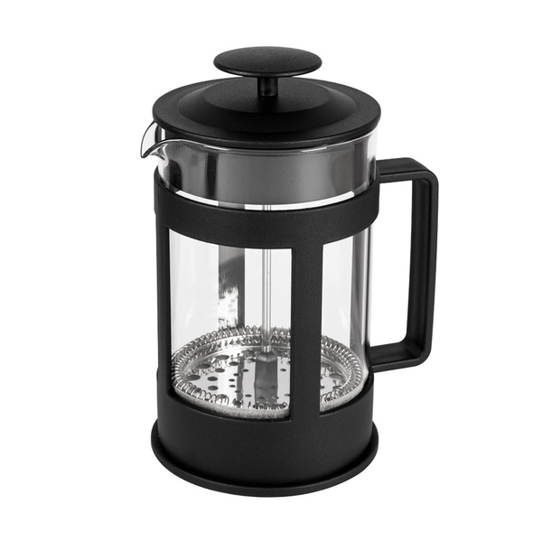 BiggCoffee French Press Coffee and Tea Maker, Borosilicate Glass Coffee