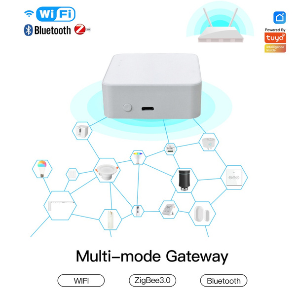 Tuya Multi-mode Gateway WiFi+Bluetooth+Zigbee Multi-protocol ...