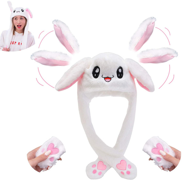 a bunny hat