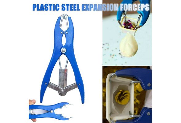 Balloon Tongs,Balloon Stuffing Tool Filling Balloon Expander Tools Party Wedding, Size: 8.26 x 3.9, Blue