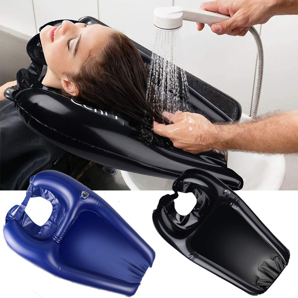 New Portable Shampoo Tray Inflatable Hair Washing Sink Made for Handicapped  Bedridden Kids Pregnant Woman Seniors Adjustable Strap Hair Washing Tray |  Wish