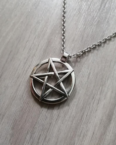 Occult, Goth, Jewelry, pentagramnecklace