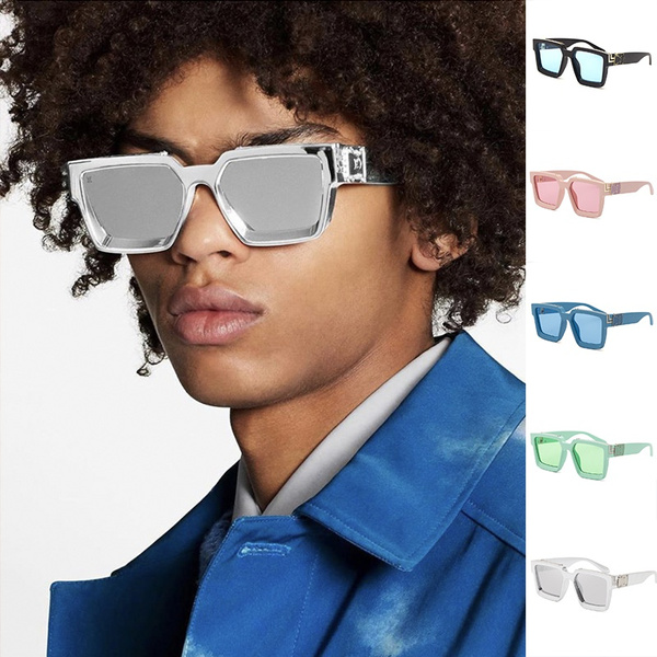 Men's Oversized Frame Sunglasses, Fashion Trendy Square Frame