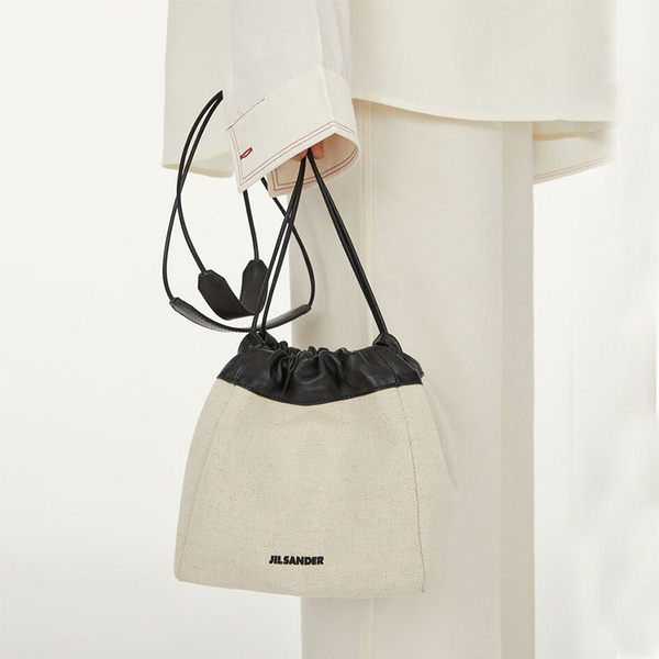 Women's Retro Leather Shoulder Mini Bucket Bag