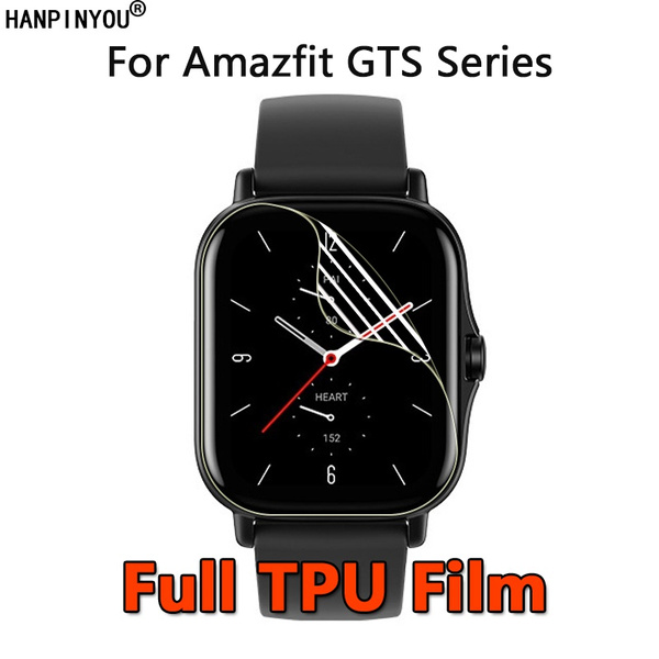 For Huami Amazfit GTS 2 2e mini Smart Watch Bracelet Full Cover Clear Soft  TPU Hydrogel Film Screen Protector Protective Smartwatch LCD Guard Anti  Scratch Skin (Not Tempered Glass) | Wish