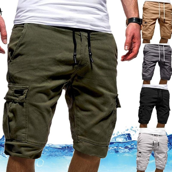 Mens cargo jogger discount shorts