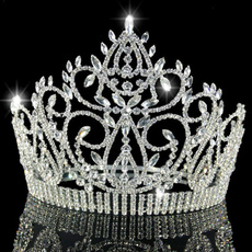 huge, pageant, crown, Crystal