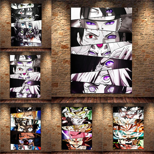 Naruto Eyes (Anime eyes) Canvas Art Print