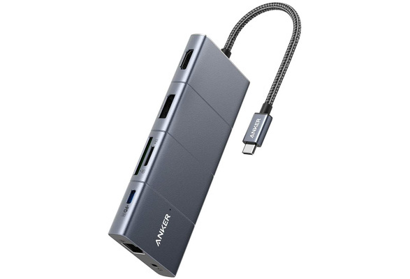 Anker USB C Hub, PowerExpand+ 11-in-1 USB C Hub Adapter, with 4K 