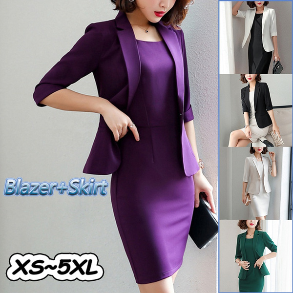 Formal Dress Blazer Women Dresses with Jacket Women s Dress Suit