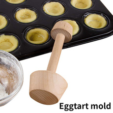 eggtarttamper, Baking, portable, Wooden