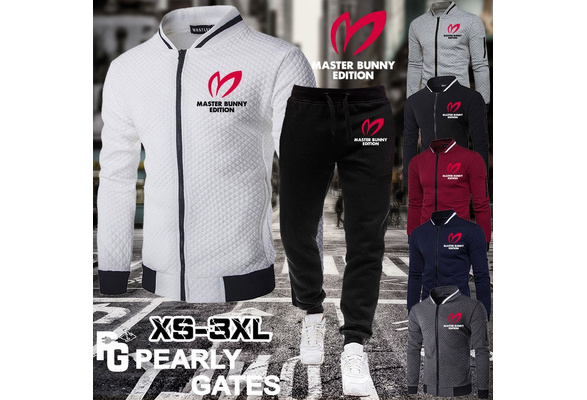 England Fashion Master Bunny Edition Tracksuit Men Two Pieces Set