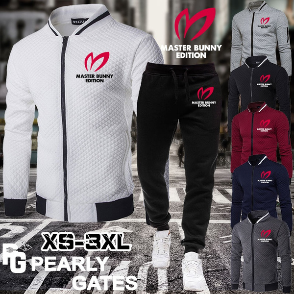 England Fashion Master Bunny Edition Tracksuit Men Two Pieces Set