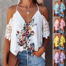 blouse, Summer, Plus Size, Floral print
